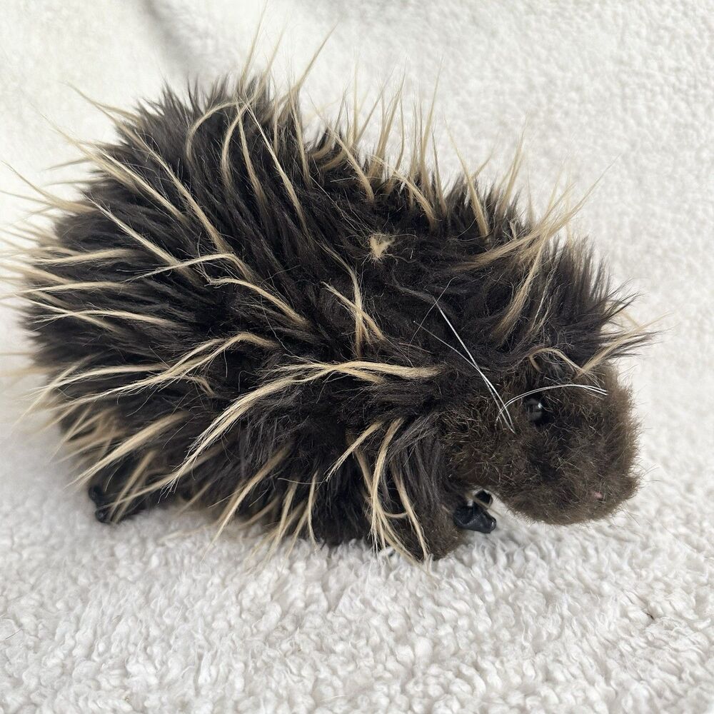 Folkmanis Porcupine Hand Puppet Full Bodied Plush Stuffed Animal 12"